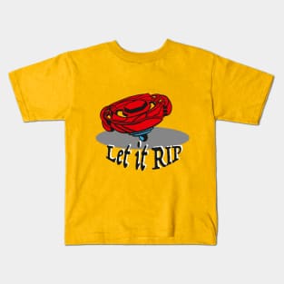 beyblade red Kids T-Shirt